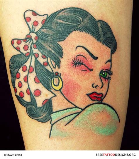 pin on tattoos|old school pin up tattoos.